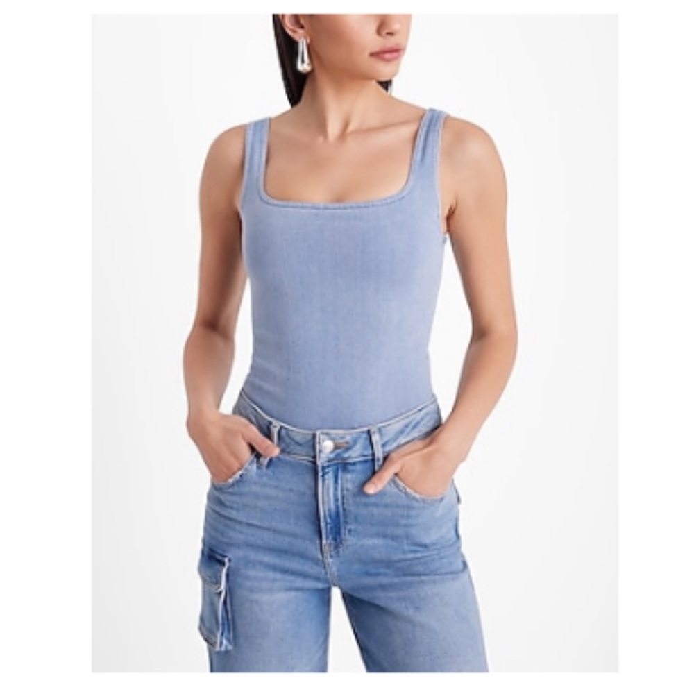 Express Denim Bodysuit